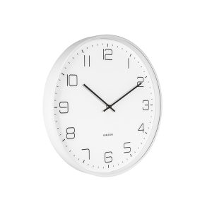 Karlsson wandklok – wit – Ø40cm