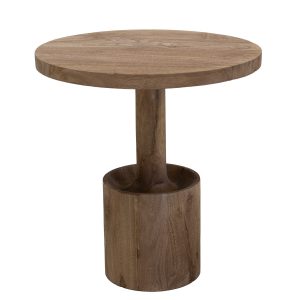 Giga Meubel Bijzettafel Stacy – Rond – Naturel – Mangohout – Ø45cm Giga Meubel Bijzettafel Stacy – Rond – Naturel – Mangohout – Ø45cm