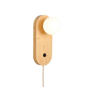 GOOD&MOJO wandlamp Java – naturel – Ø12.5cm GOOD&MOJO wandlamp Java – naturel – Ø12.5cm