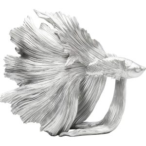 Kare Design Woonaccessoires betta vissen 34cm zilver Kare Design Woonaccessoires betta vissen 34cm zilver