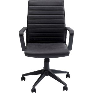 Kare Design Draaibare Bureaustoel Labora laag zwart