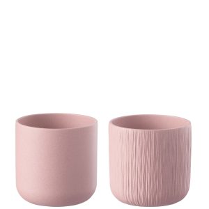 J-Line bloempot Gen – keramiek – roze – small – 2 stuks – Ø 13.5 cm J-Line bloempot Gen – keramiek – roze – small – 2 stuks – Ø 13.5 cm