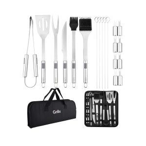 GrillX Barbecue Gereedschap Set – 19-delig – Inclusief Luxe Draagtas GrillX Barbecue Gereedschap Set – 19-delig – Inclusief Luxe Draagtas