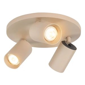 Highlight spot Mila – 3 lichts – 25 x 15 cm – beige