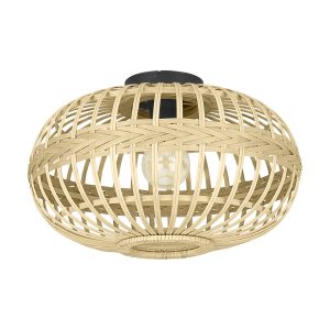 EGLO plafondlamp Amsfield – e27 – ø 45 cm – bruin/zwart EGLO plafondlamp Amsfield – e27 – ø 45 cm – bruin/zwart