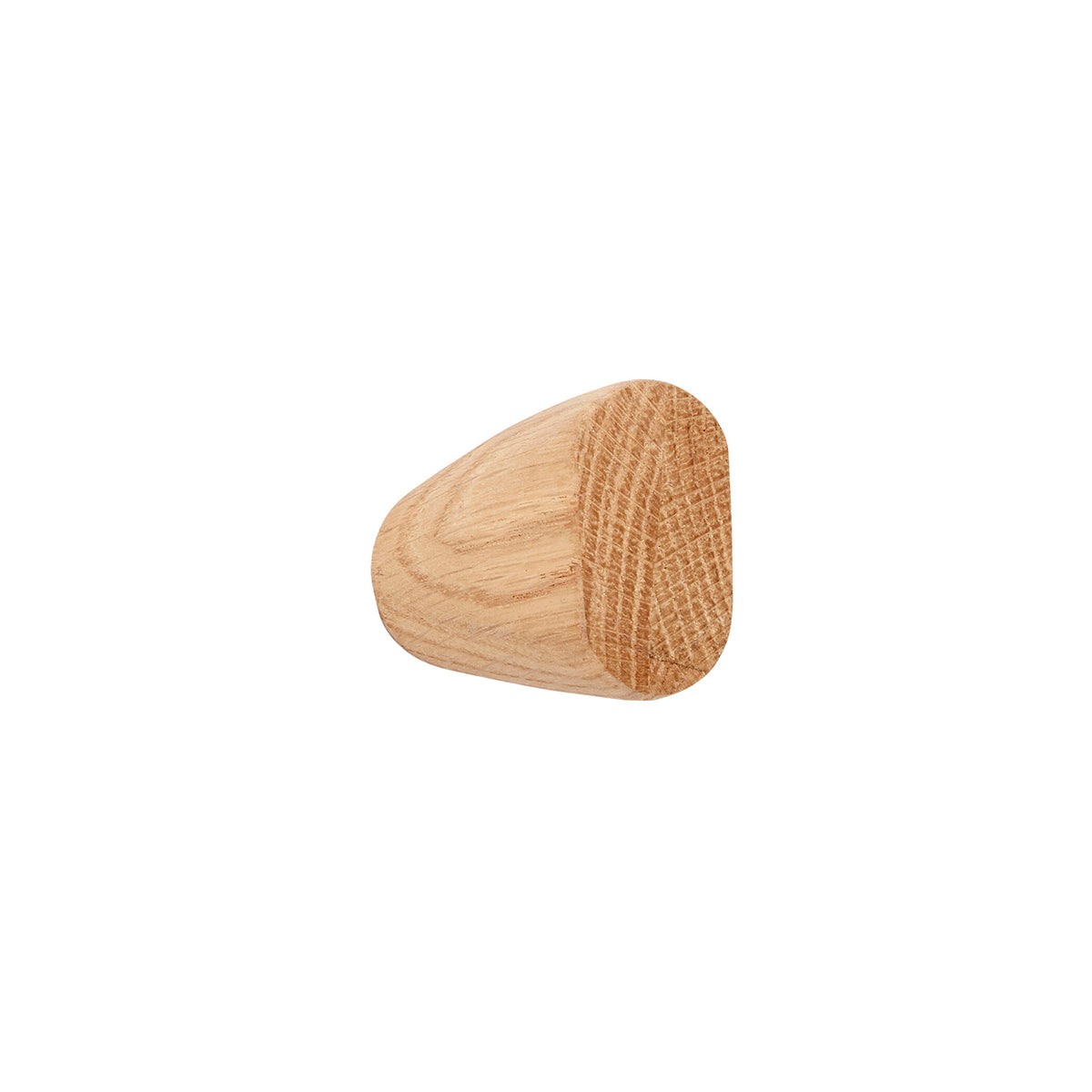 Hübsch haak Acorn - eikenhout - 4x4cm