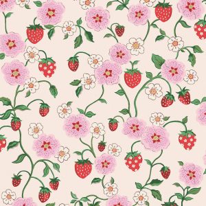 Cath Kidston Vliesbehang – Strawberry Spring Cath Kidston Vliesbehang – Strawberry Spring