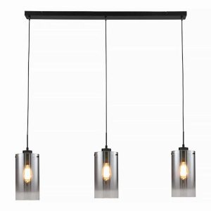 Freelight hanglamp Ventotto – 3 lichts – 100 x 165 cm – zwart Freelight hanglamp Ventotto – 3 lichts – 100 x 165 cm – zwart