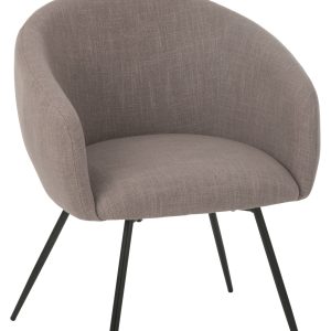 J-Line stoel Wales – staal/schuim – taupe