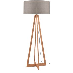 GOOD&MOJO vloerlamp Everest – taupe – Ø60cm