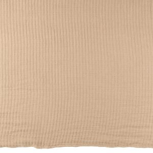 J-Line plaid Teddy Strepen Stiksel – katoen/polyester – beige – 180 x J-Line plaid Teddy Strepen Stiksel – katoen/polyester – beige – 180 x