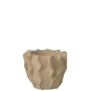 J-Line bloempot Rond Golf – cement – beige – small J-Line bloempot Rond Golf – cement – beige – small