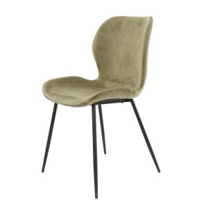 Giga Meubel Eetkamerstoel Velvet – Champagne – Set van 2 Giga Meubel Eetkamerstoel Velvet – Champagne – Set van 2