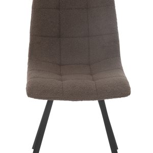 J-Line stoel Clark – metaal/polyester – taupekleur