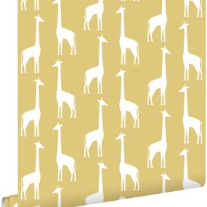 ESTAhome behang giraffen okergeel – 53 cm x 10.05 m – 139059 ESTAhome behang giraffen okergeel – 53 cm x 10.05 m – 139059