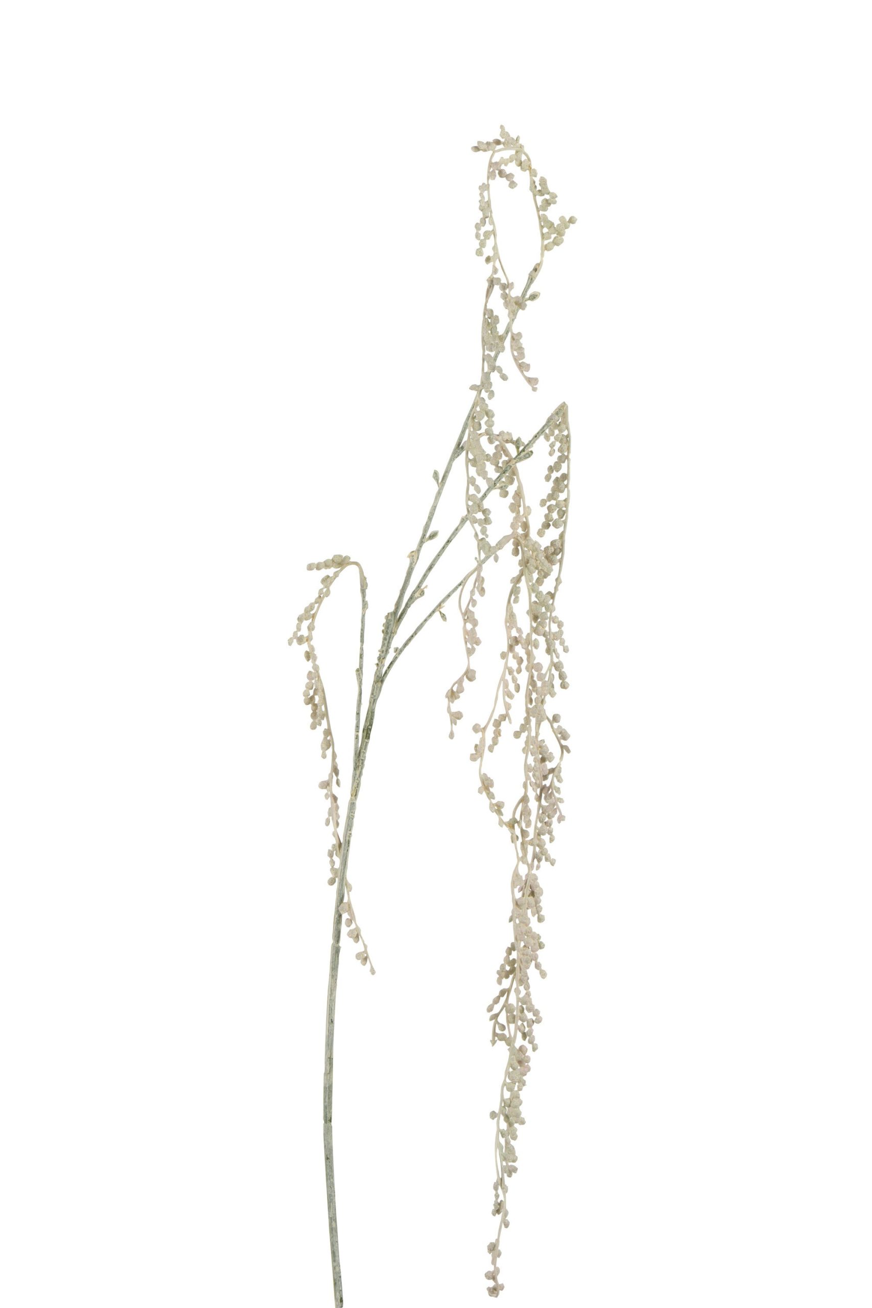 J-Line kunstplant Senecio Rowleyan - kunststof - ecru - 12 stuks