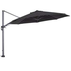 Garden Impressions zweefparasol Hawaii zwart 350×350 cm + 90 kg voet e Garden Impressions zweefparasol Hawaii zwart 350×350 cm + 90 kg voet e