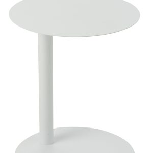 J-Line bijzettafel Rond – metaal – wit