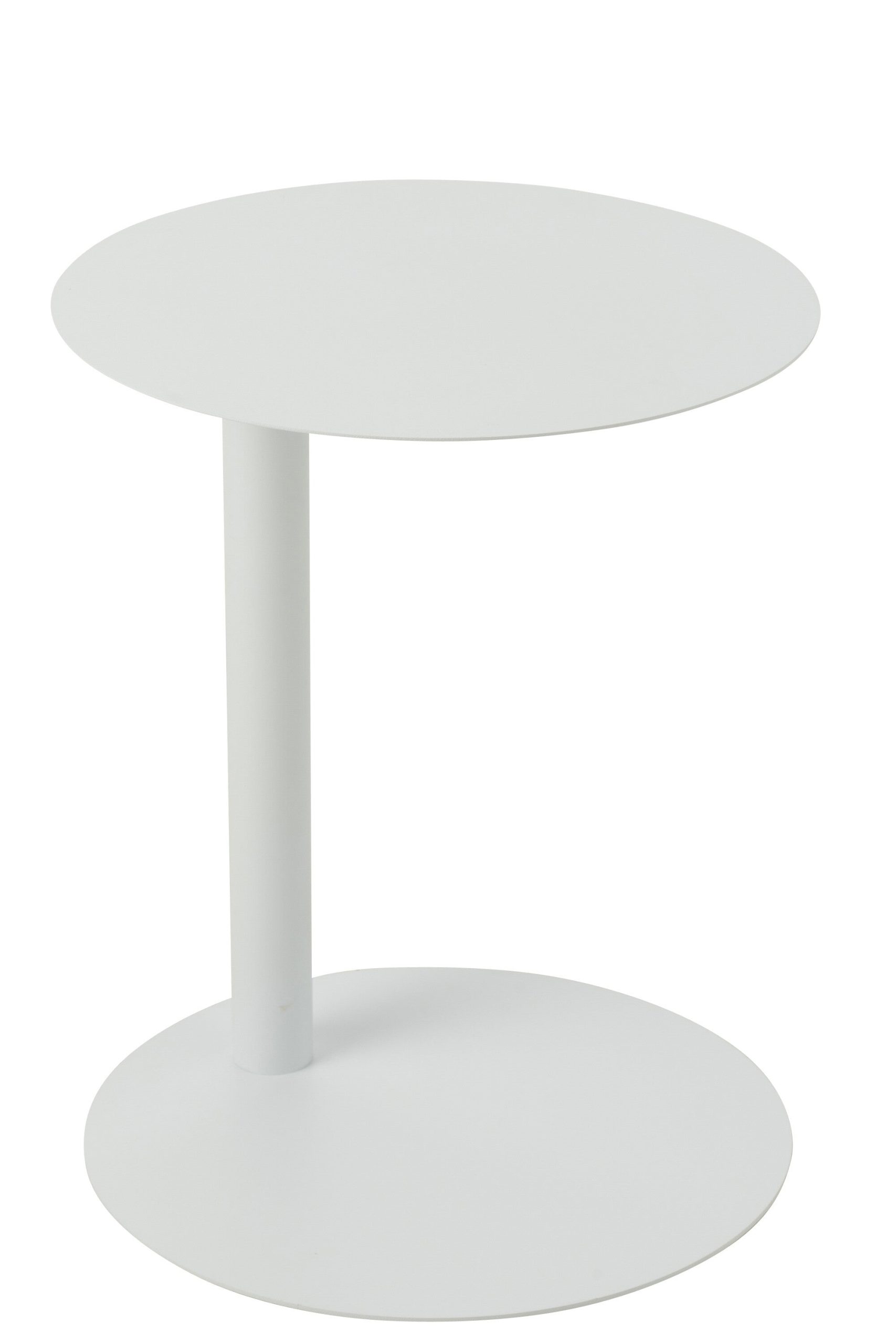 J-Line bijzettafel Rond - metaal - wit