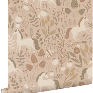 ESTAhome behang unicorns zand beige – 53 cm x 10.05 m – 139875 ESTAhome behang unicorns zand beige – 53 cm x 10.05 m – 139875
