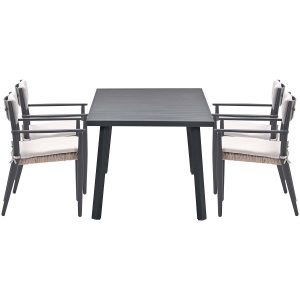 Garden Impressions Parijs tuinstoelen 4 stuks + Terni tafel 160 cm Garden Impressions Parijs tuinstoelen 4 stuks + Terni tafel 160 cm