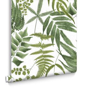 Graham & Brown Vliesbehang – Midsummer Fern Lush – 10mx52cm