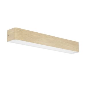 EGLO wandlamp Sania 6 – led – 62 cm – bruin/wit EGLO wandlamp Sania 6 – led – 62 cm – bruin/wit