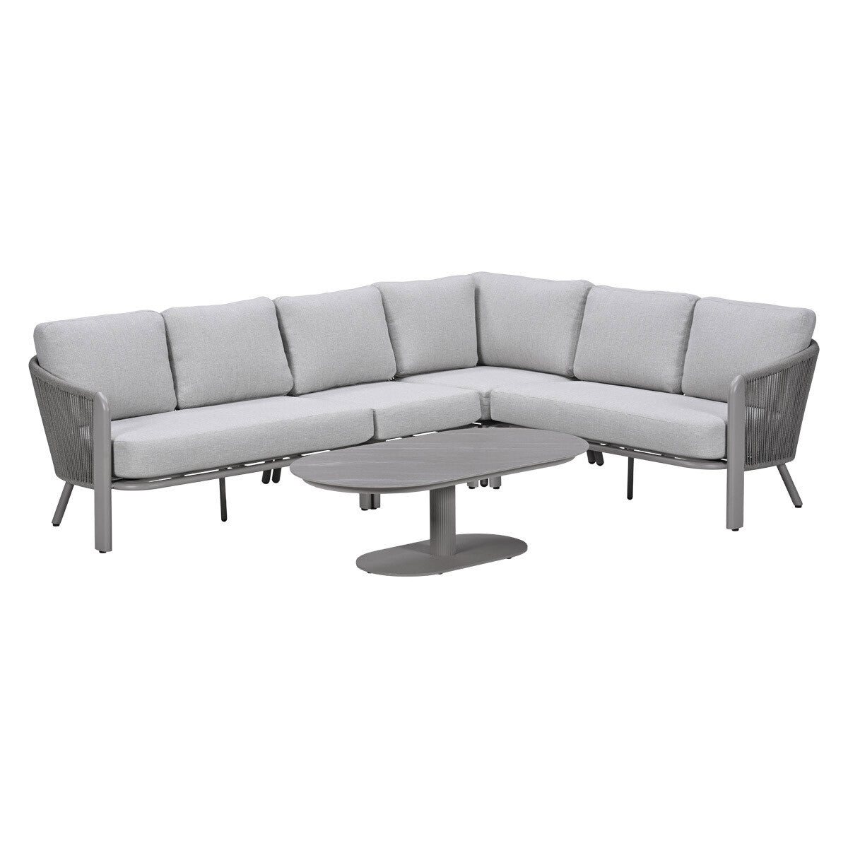 Garden Impressions Loungeset Ryan hoek 5-delig - taupe