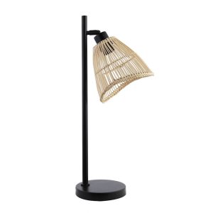 HOME DELUXE Tafellamp van rotan FELIA – Beige HOME DELUXE Tafellamp van rotan FELIA – Beige