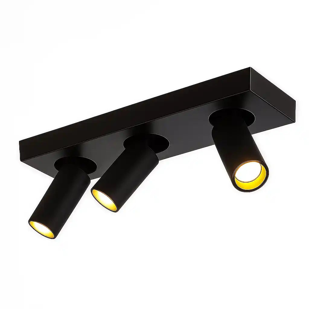 Highlight spot Eliano - 3 lichts - 36 x 12.5 cm - zwart