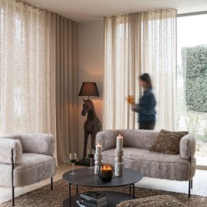 J-Line zetel 2-Zits Bont – hout – taupe