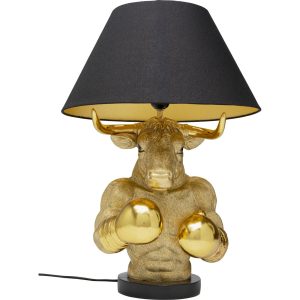 Kare Design Tafellamp boksen stier goud Kare Design Tafellamp boksen stier goud