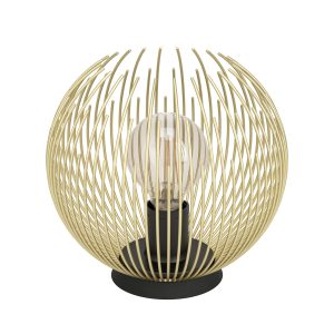 EGLO tafellamp Venezuela – e27 – 22,5 cm – zwart, goud EGLO tafellamp Venezuela – e27 – 22,5 cm – zwart, goud