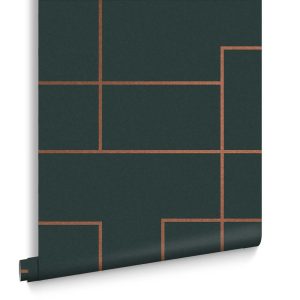Graham & Brown Vliesbehang – Primo Teal – 10mx52cm