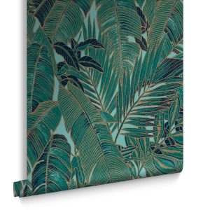 Graham & Brown Vliesbehang – Paradys Green – 10mx52cm
