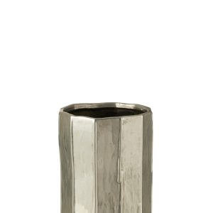 J-Line bloempot Ary – keramiek – zilver – large – Ø 20 cm J-Line bloempot Ary – keramiek – zilver – large – Ø 20 cm