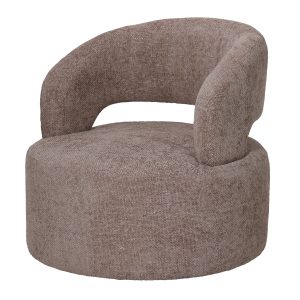 Giga Meubel Fauteuil Eliza – Stof – Taupe Giga Meubel Fauteuil Eliza – Stof – Taupe