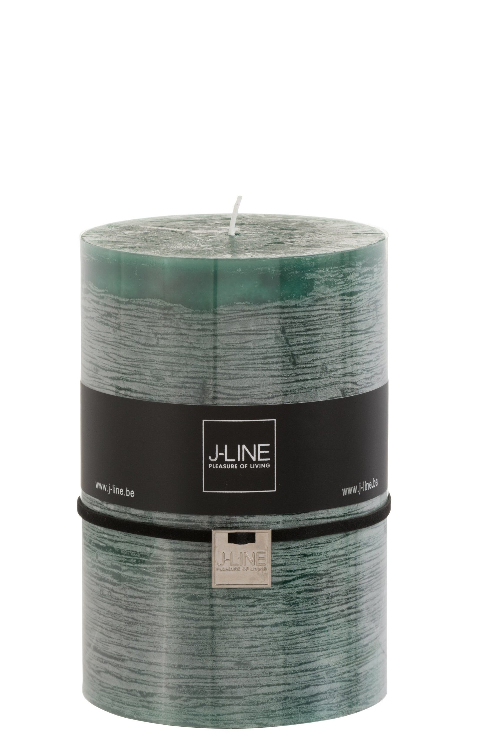 J-Line cilinderkaars - donkergroen - XL - 95U - 6 stuks
