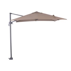 Hawaii parasol S – 250×250 cm – carbon black – taupe Hawaii parasol S – 250×250 cm – carbon black – taupe