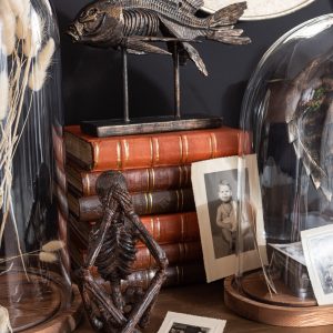 J-Line decoratie Boeken – polyresin – bruin – large