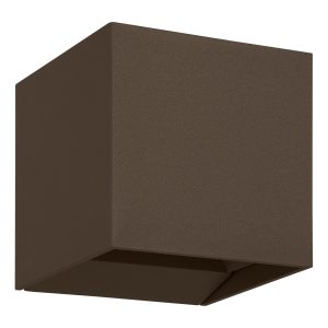 EGLO wandlamp Calpino 3 – led – 10 cm – roestbruin EGLO wandlamp Calpino 3 – led – 10 cm – roestbruin