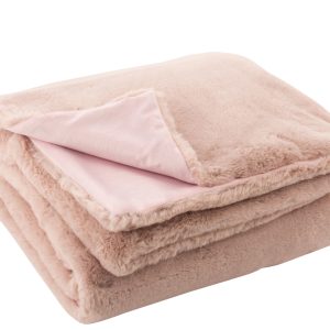 J-Line plaid Cutie – fleece deken – polyester – lichtroze – 180 x 130 J-Line plaid Cutie – fleece deken – polyester – lichtroze – 180 x 130