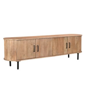 Giga Meubel Tv-meubel Merel – Naturel Mangohout – 200x46x56cm