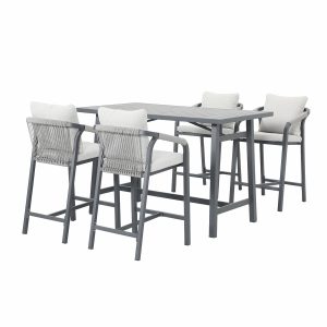 Garden Impressions bar tuinset Tarera donker grijs 5-delig