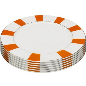 Kare Design Borden Harlequin Ø27cm oranje (6/set) Kare Design Borden Harlequin Ø27cm oranje (6/set)