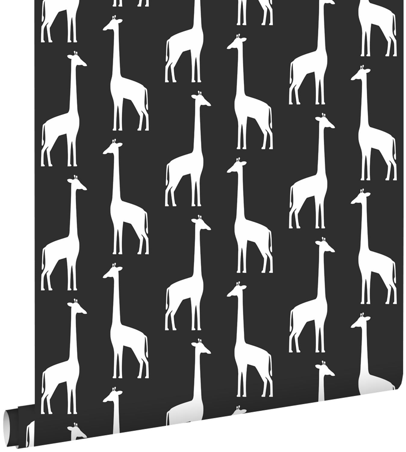 ESTAhome behang giraffen zwart wit - 53 cm x 10.05 m - 139062