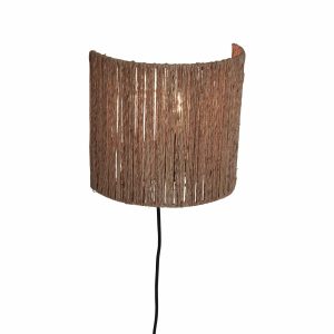 GOOD&MOJO wandlamp Iguazu – bruin – 25x25x22cm