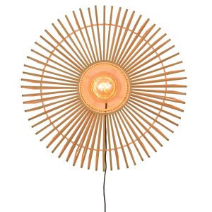GOOD&MOJO wandlamp Bromo – bruin – Ø60cm