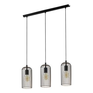 EGLO hanglamp Roccamena – e27 – 73 cm – zwart/koper EGLO hanglamp Roccamena – e27 – 73 cm – zwart/koper