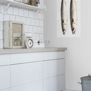 ESTAhome muursticker vissen grijs – 97 x 48.5 cm – 159030 ESTAhome muursticker vissen grijs – 97 x 48.5 cm – 159030